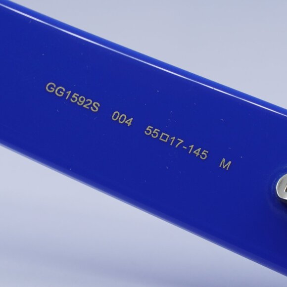 Final Price! Gucci GG1592S 004 Blue Sunglasses - Picture 7 of 11
